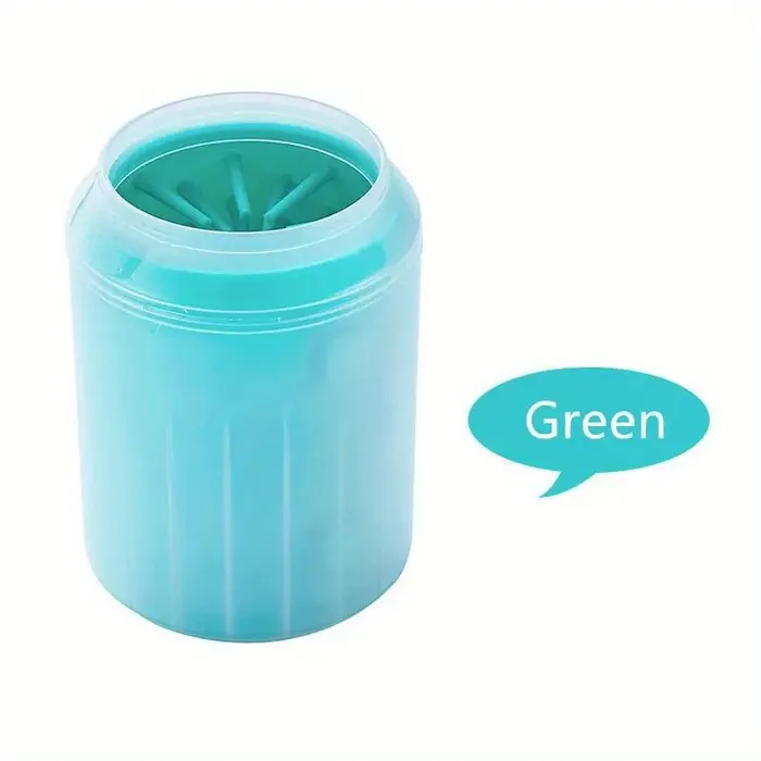 Nettoyeur de pattes de chien, peignes en Silicone souple, serviette d'extérieur Portable pour animau