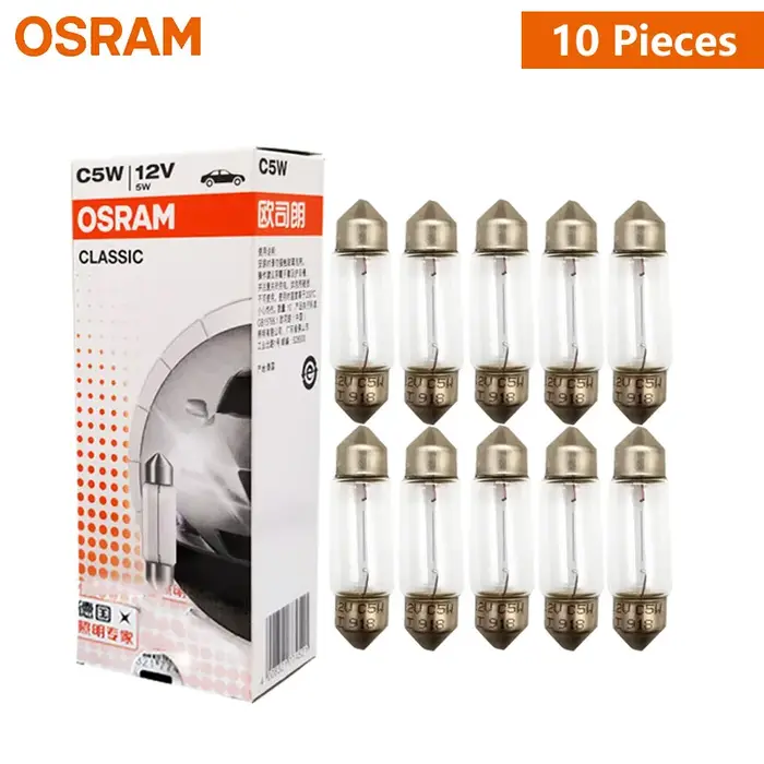 OSRAM Original C5W 36mm lampes feston lampe de lecture plaque lumineuse Standard voiture intérieur a
