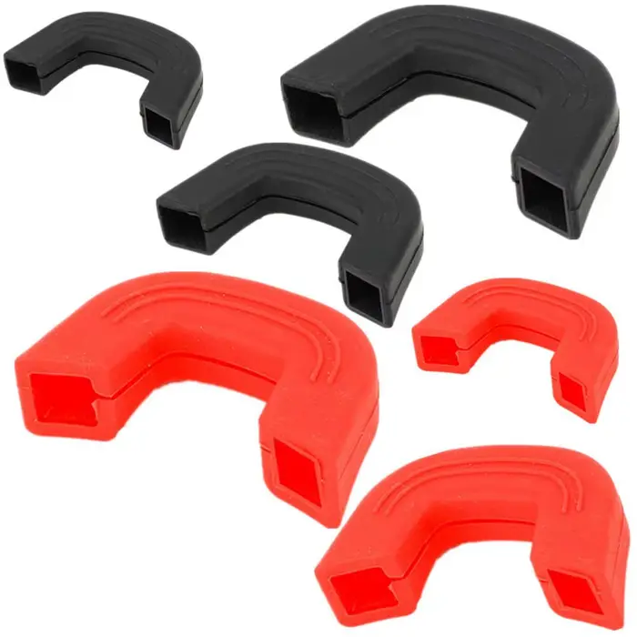 Couvercle de poignée de casserole anti-brûlure en silicone, manchons de clip d'oreille de casserole 