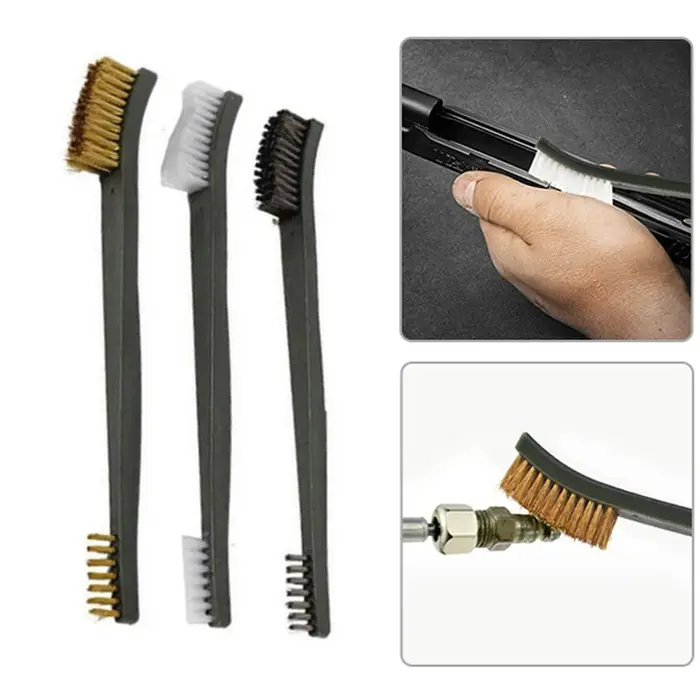 Kit de nettoyage tactique premium outils universels pour nettoyage d'arme avec brosses métalliques et dérouillantes pour pistolets et fusils occasions de chasse et tir sportif
