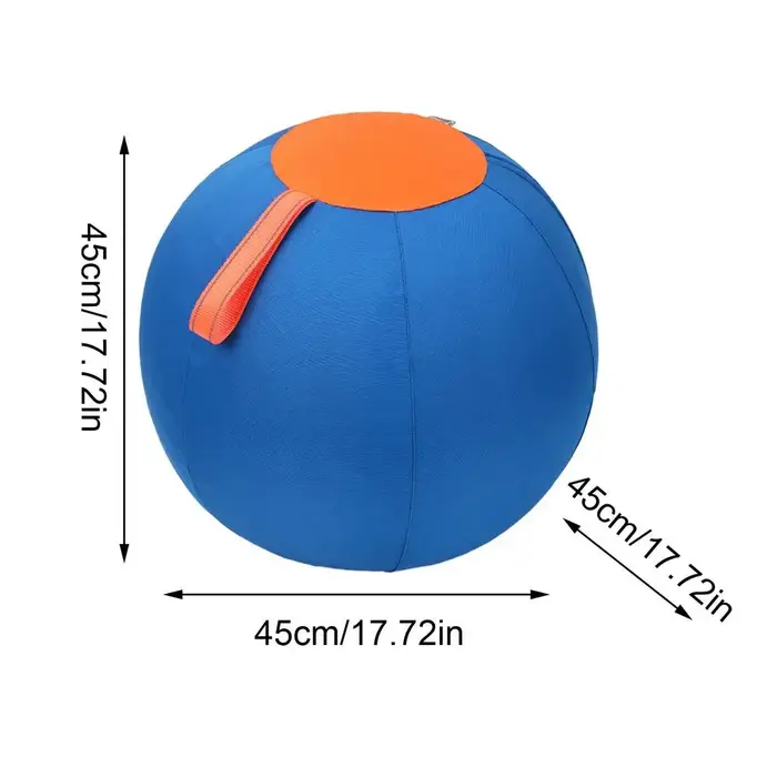 Ballon gonflable géant pour chien, jouet interactif pour chiot, jouet à mâcher pour l'entraînement d
