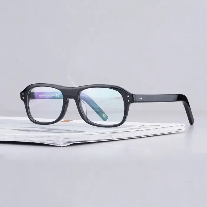 Kingsman lunettes le cercle d'or Service Secret Cosplay Harry Hart lunettes acétate lunettes cadre h