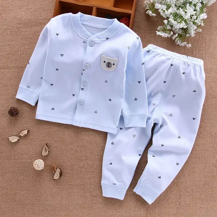 Vêtements pour bébés, sous-vêtements pour enfants, hauts et pantalons, pyjama pour nouveau-né, ensem