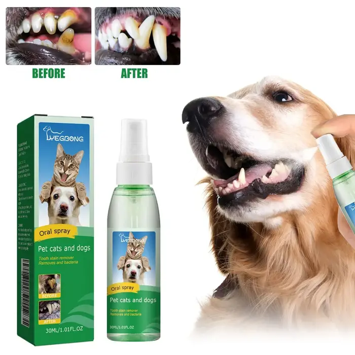 Spray nettoyant pour dents d'animaux de compagnie