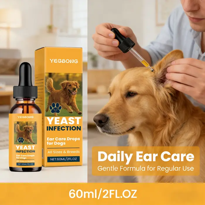 Gouttes de soins des oreilles pour chiens, élimine efficacement le cérumen, élimine les odeurs, soul