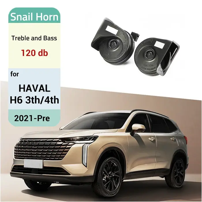 Pour Haval H6/H4/F5/F7/H7/F7X/H3/H5/Jolion/Dargo/H6S/H6 GT accessoires de klaxon de Type escargot de