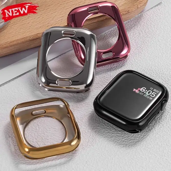 Coque TPU perforée Apple Watch 11 42mm/46mm - Protection complète souple - Compatible Series 10 à 7