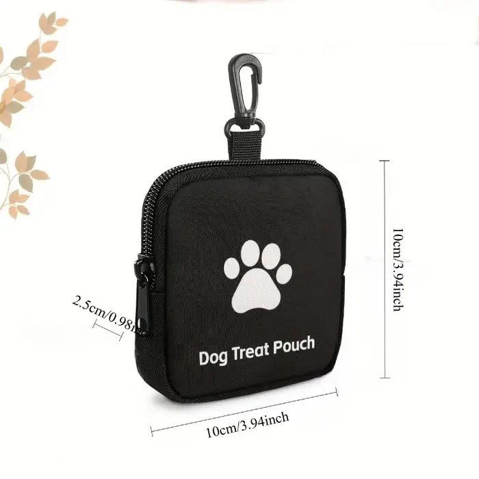 Nouveauté : Sac à friandises pour chien en forme de patte, imperméable, résistant à l'usure, portabl