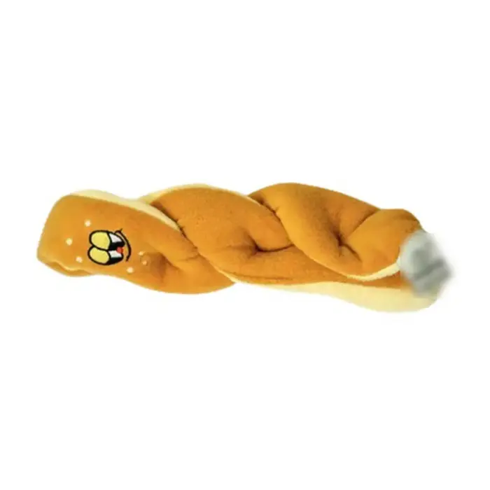 Jouets à mâcher en forme de pain mignon pour chien, jouet d'entraînement pour animaux de compagnie, 