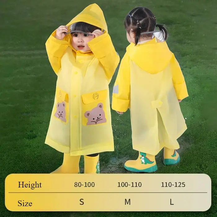 Imperméables pour enfants pour garçons et filles, costumes imperméables pour la maternelle et l'écol