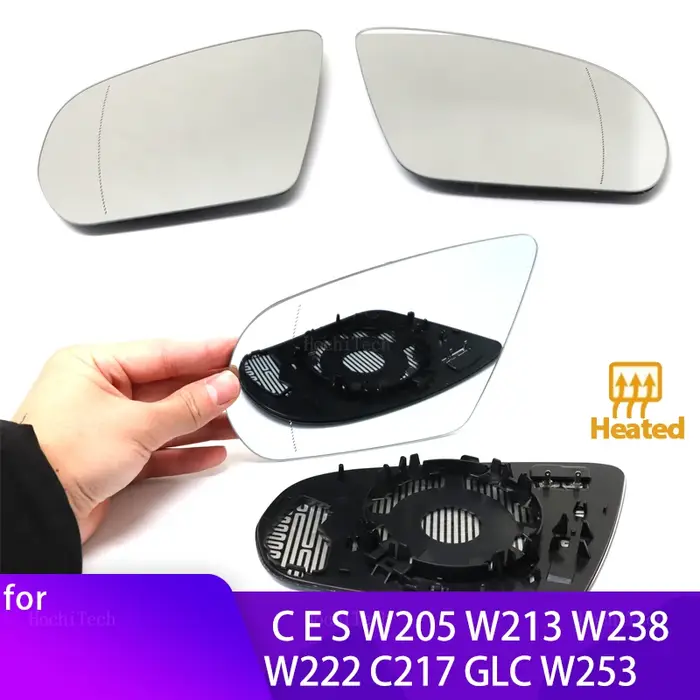 Lentille de rétroviseur latéral chauffant en verre, pour mercedes-benz C E S GLC W205 W213 W238 W222