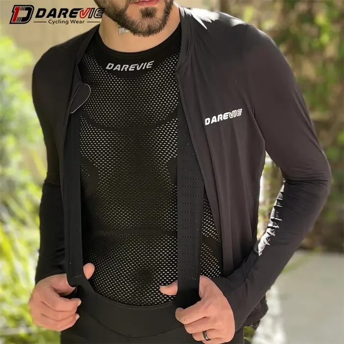 DAREVIE Base de cyclisme Laye petite taille Compression sans couture 2023 sous-vêtements à manches l