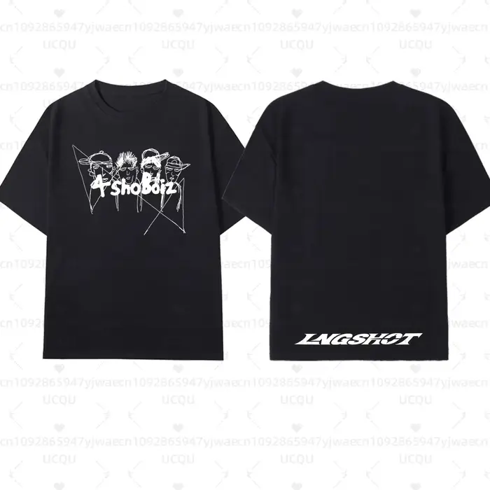T-shirt LNGSHOT Kpop Fashion Jay Park pour hommes et femmes, t-shirt à manches courtes de haute qual