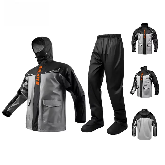 Combinaison de pluie pour moto pour hommes et femmes