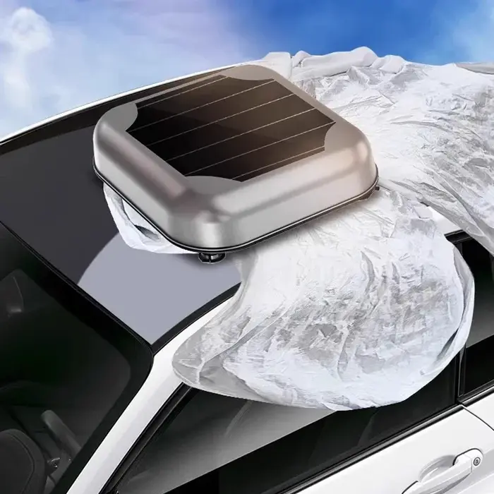 Housse de voiture entièrement automatique à énergie solaire pour la protection contre le soleil