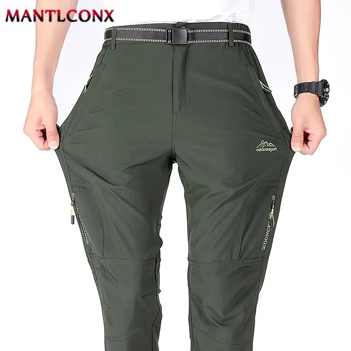 Pantalon jogging randonnée été homme femme léger respirant anti-UV séchage rapide pantalon élastique outdoor