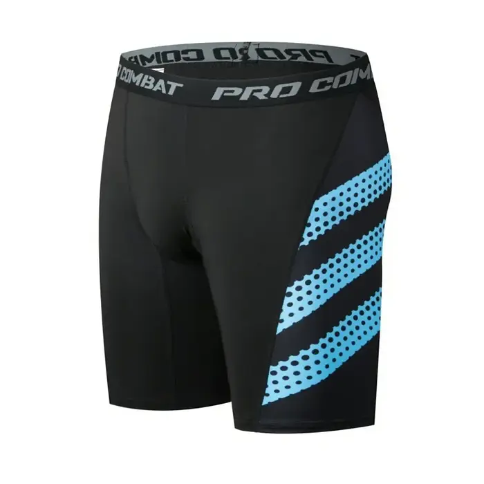 Short de Compression de basket-ball pour hommes, pantalon d'entraînement, haute élasticité, séchage 