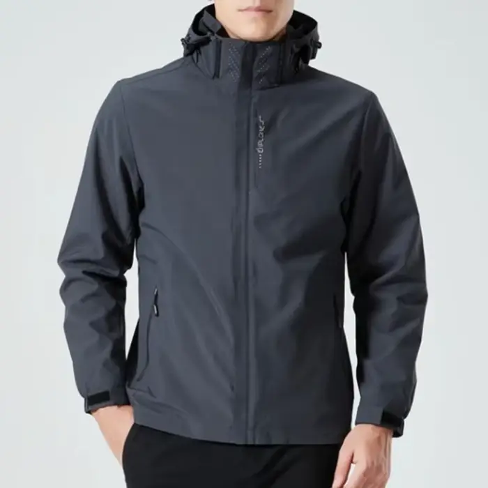 Veste d'extérieur à capuche pour hommes, coupe-vent imperméable, pour escalade, randonnée, poinçonna
