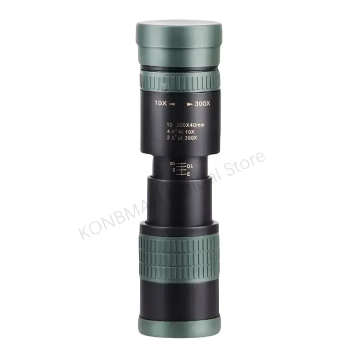 Télescope monoculaire 10-300x zoom HD professionnel portable télécommande pour chasse qualité supérieure