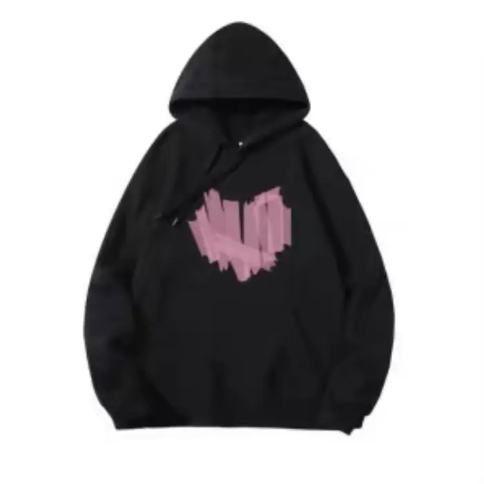Sweat à capuche mignon vêtements pour femmes Sherpa lettrage abstrait vêtements pour jeunes ourlet c