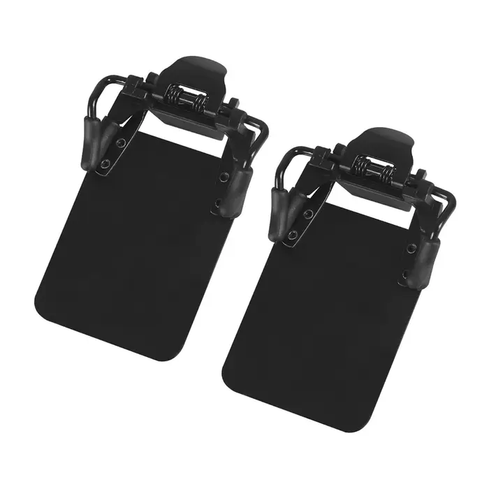 2 pièces lunettes de tir blindages patchs pour les yeux de tir Standard 180 °   Boucliers en verre r