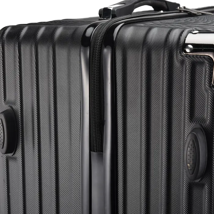 Ensemble de 3 valises rigides à roulettes, valise cabine à roulettes, ensemble de valises de voyage,