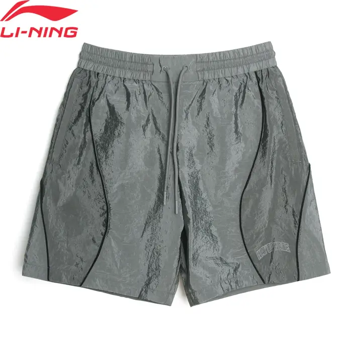 Li-ning hommes Wade série Shorts décontracté respirant coupe ample 100% doublure en Nylon loisirs co