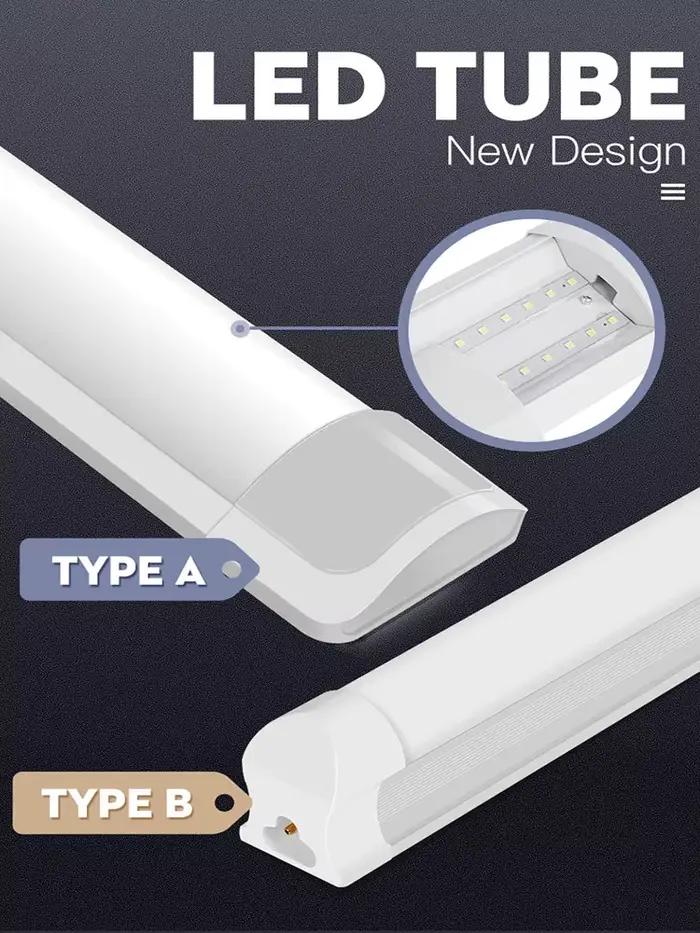 Tube de barre LED avec prise lampe maison bande lumineuse intérieure haute luminosité éclairage liné