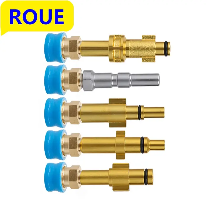 Adaptateur mâle pour nettoyeur haute pression, buse de connecteur à dégagement rapide de 1/4 pouces 