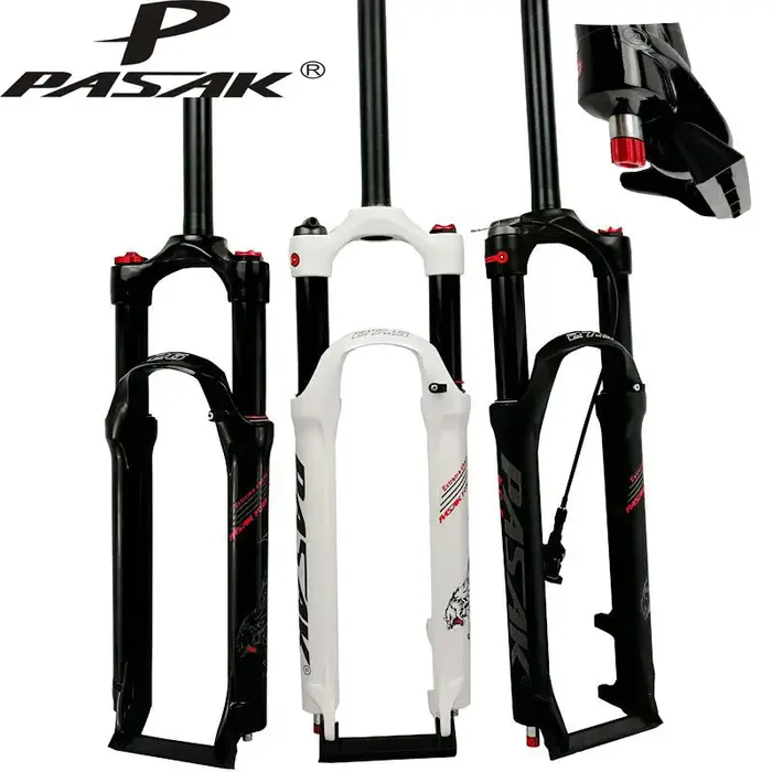 PASAK-Fourche avant de VTT à suspension pneumatique, 26/27,5/29 pouces, avec télécommande et command