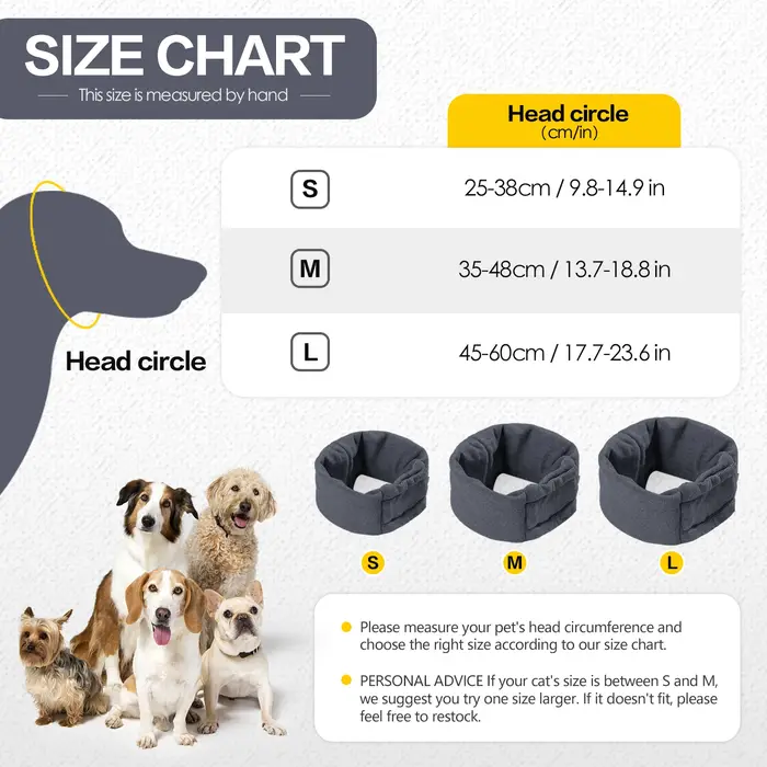Hoodie apaisant pour chien avec cache-oreilles anti-bruit pour soulager l'anxiété - Bandeau doux