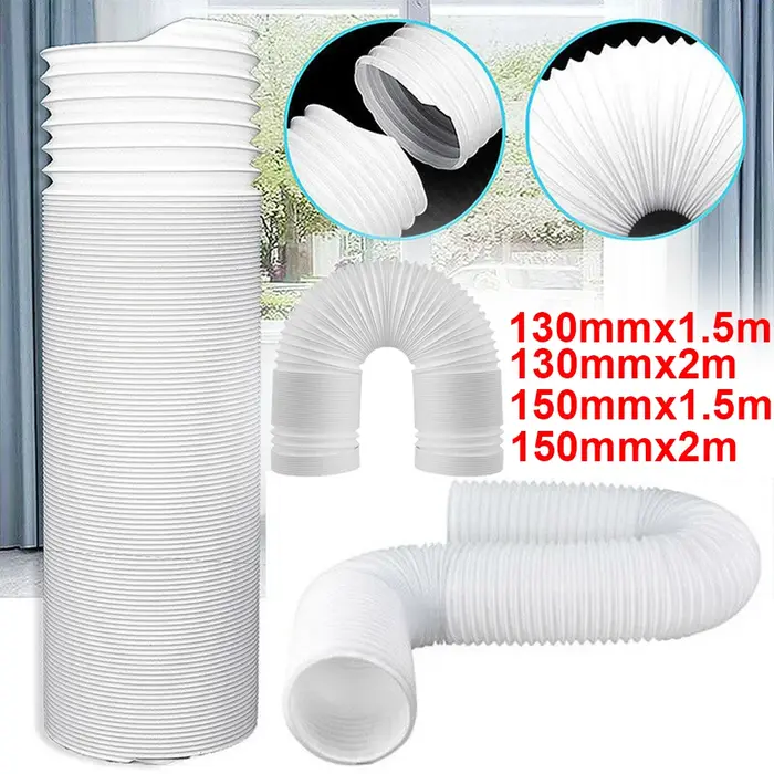 Tuyau d'Extension Flexible Télescopique pour Climatiseur Mobile, Accessoires de Ventilation, 130/150