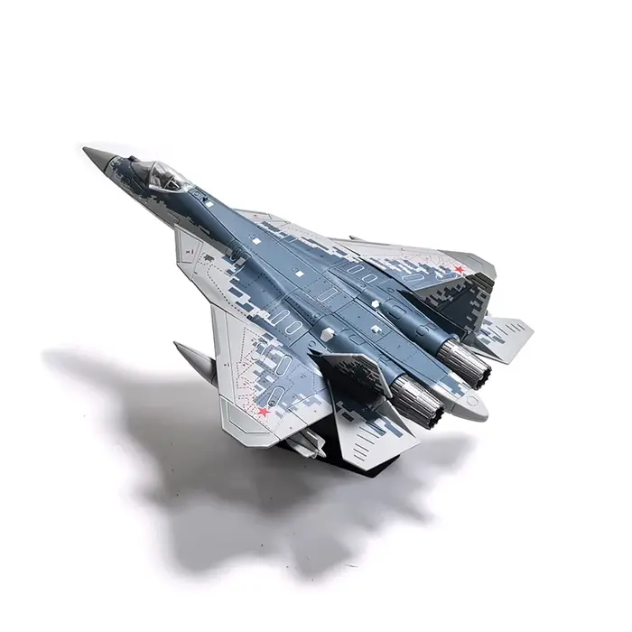 Modèle d'avion militaire SU-57S Fighter 1/72 en plastique à assembler