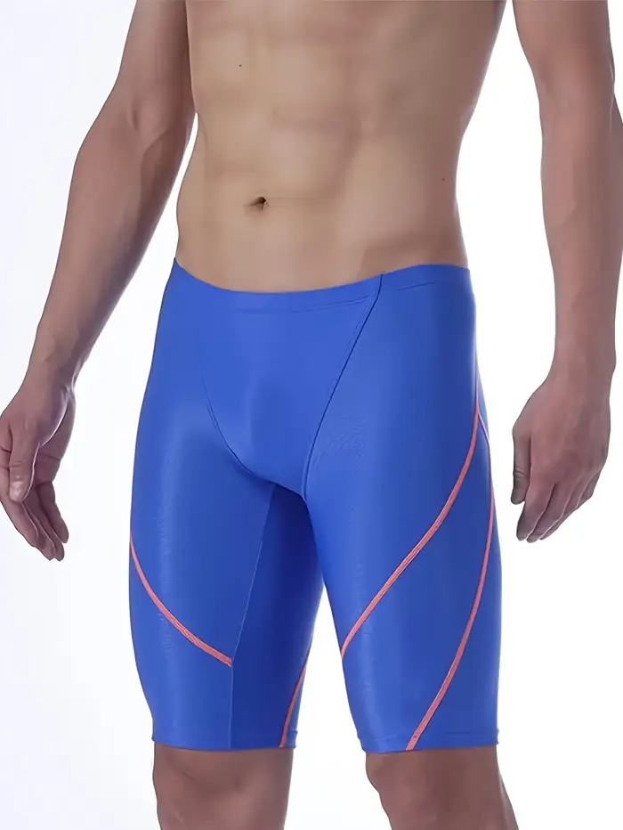 Maillot de bain moulant pour hommes : maillot de bain compétitif à séchage rapide adapté aux piscine