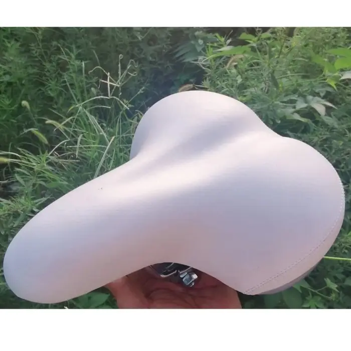 Selle de vélo blanche avec ressort, pour vélo de ville, 03/commConsulImaging Parts