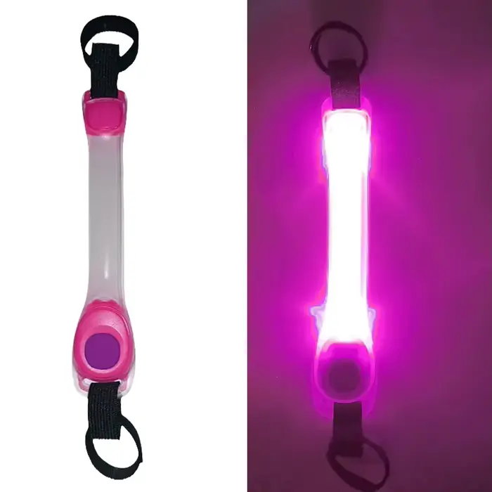 Collier lumineux de sécurité Anti-perte pour chien, pendentifs multicolores et bande lumineuse LED c
