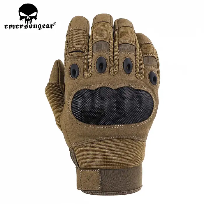 Gants tactiques EmersonGear EM9347 - Protection complète doigts pour chasse, milsim et randonnée