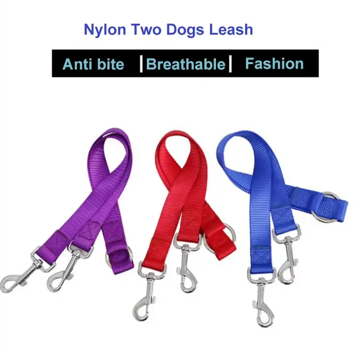 Coupleur de laisse pour deux chiens