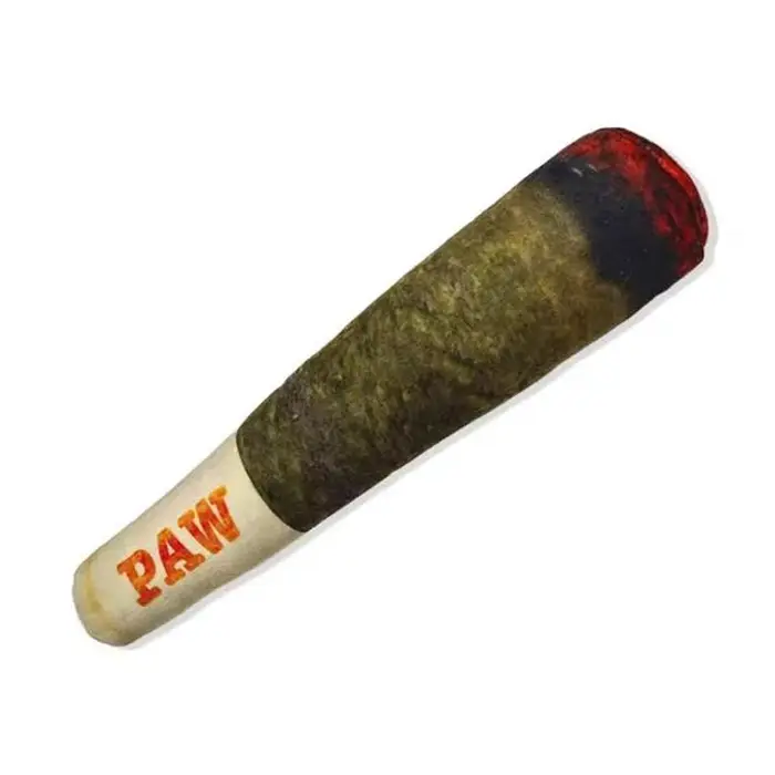 Jouet pour chien interactif et amusant, design cigare, sonore, en peluche, couineur, pour la mastica