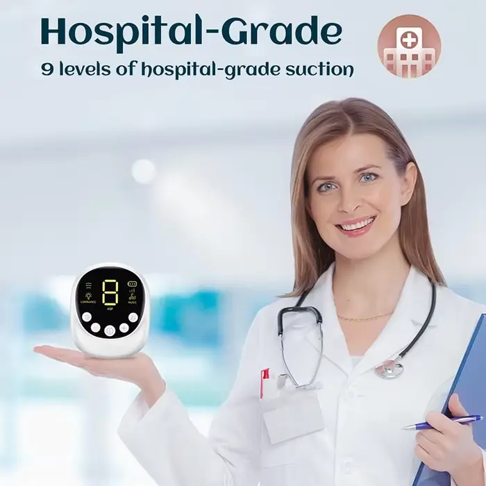 Aspirateur nasal électrique pour bébé, ventouse antarctique de qualité hospitalière avec 9 aspiratio