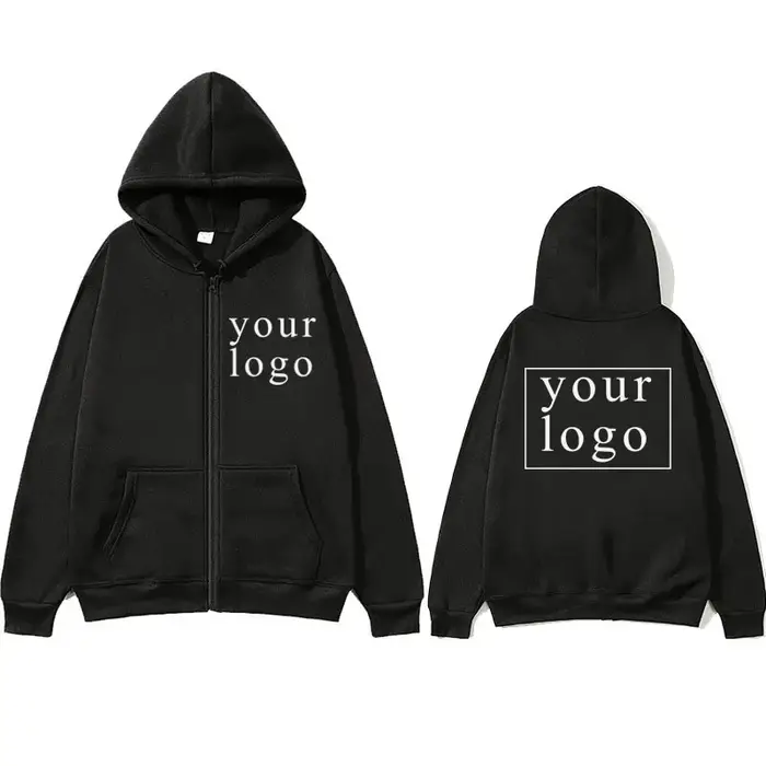 Cardigan à Capuche pour Homme et Femme, avec Logo/Image de Marque Personnalisé, Nouveau Design à la 