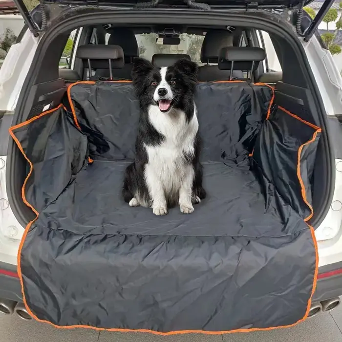 Coussin de voiture imperméable pour animaux de compagnie, coussin de coffre pour chien, isolation du