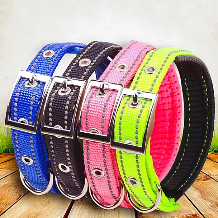 Collier de Protection Réglable en Nylon pour Chien