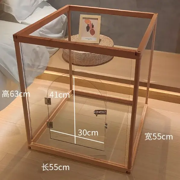 Chenil pour animaux de compagnie clôture pour chien en bois massif clôture d'isolation cage pour chi