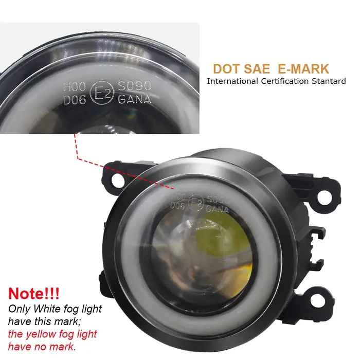 Phare antibrouillard Angel Eye DRL pour Opel Astra G H 1998-2010, lentille LED de voiture 30W, COB, 