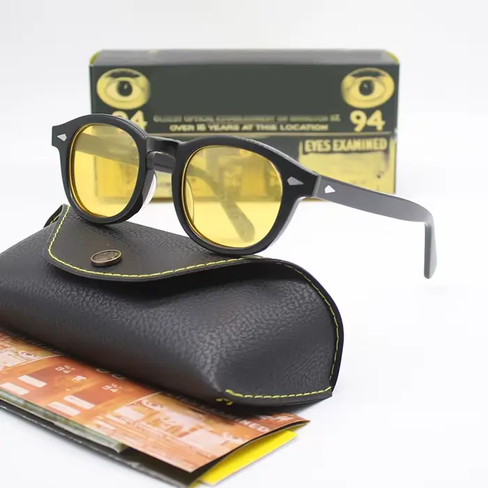 Lunettes de soleil polarisées Johnny Depp pour hommes et femmes, marque Lemtosh, monture vintage en 