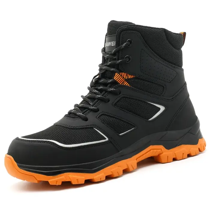 Chaussures de sécurité pour hommes, antidérapantes, Anti-perforation, Anti-écrasement, bout en acier