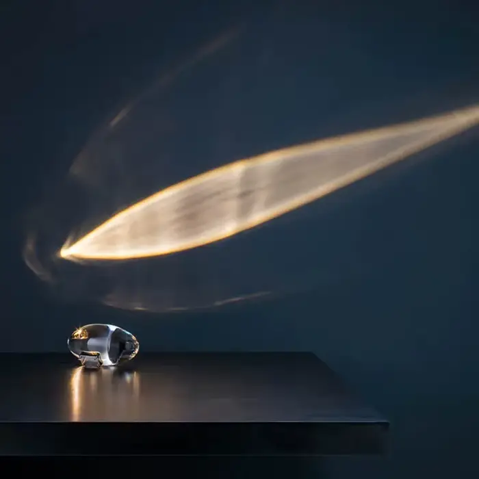 Lampe de table LED cristal œil du ciel, designer italien, lampes de chevet pour salon, décor de cham
