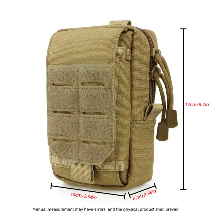 Sac banane tactique avec fermeture rabat laser - Poche à téléphone 1000D pour chasse et sports outdoor