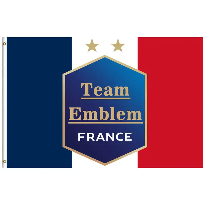 Personnalisez les badges, drapeaux et bannières de l'équipe nationale de football de France, parfait